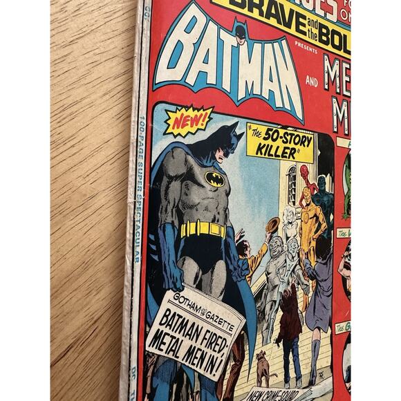 DC Comics, Batman and Metal Men #113 1974 The Brave & the Bold, Good+ VTG - Picture 7 of 7